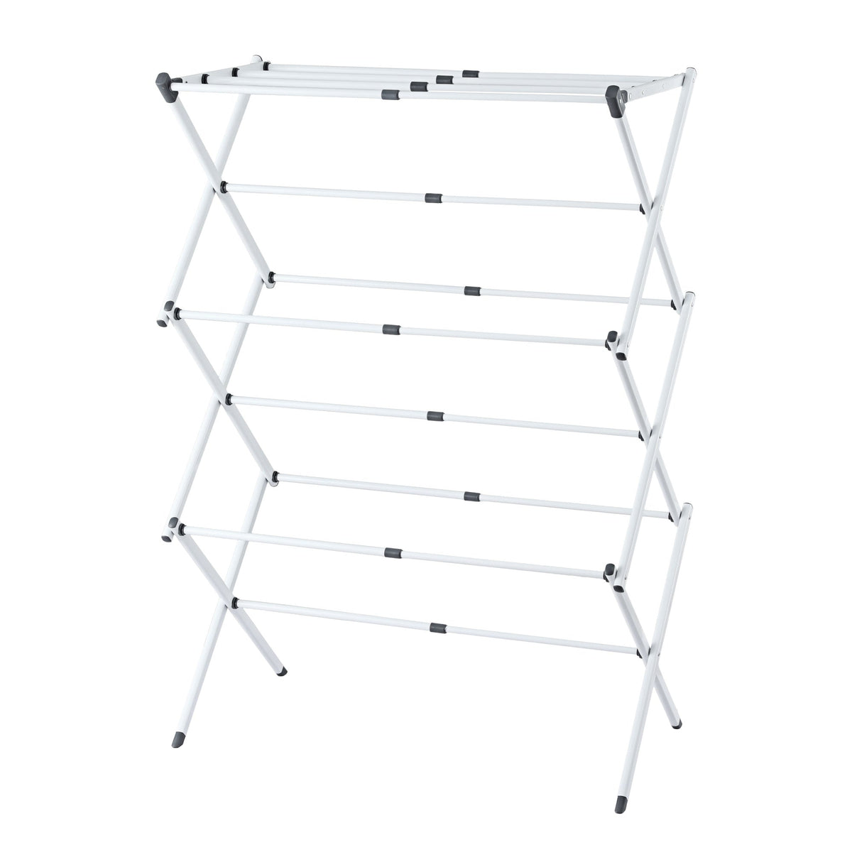 Foldable Clothes Airer – Grey & White, image 8 of 8