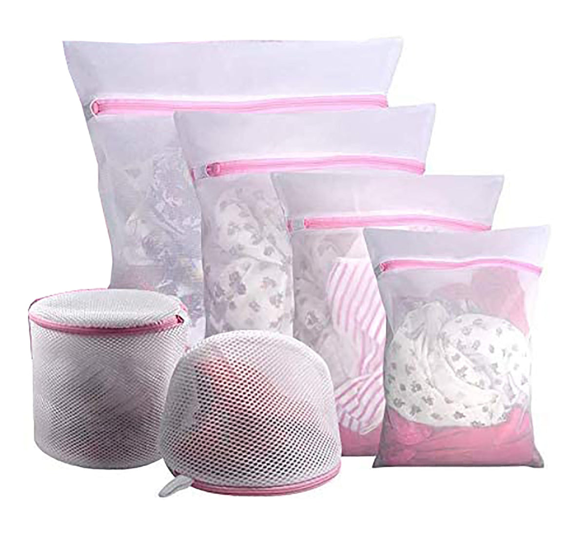 Mesh Laundry Wash Bags – Set of 6, image 2 of 8