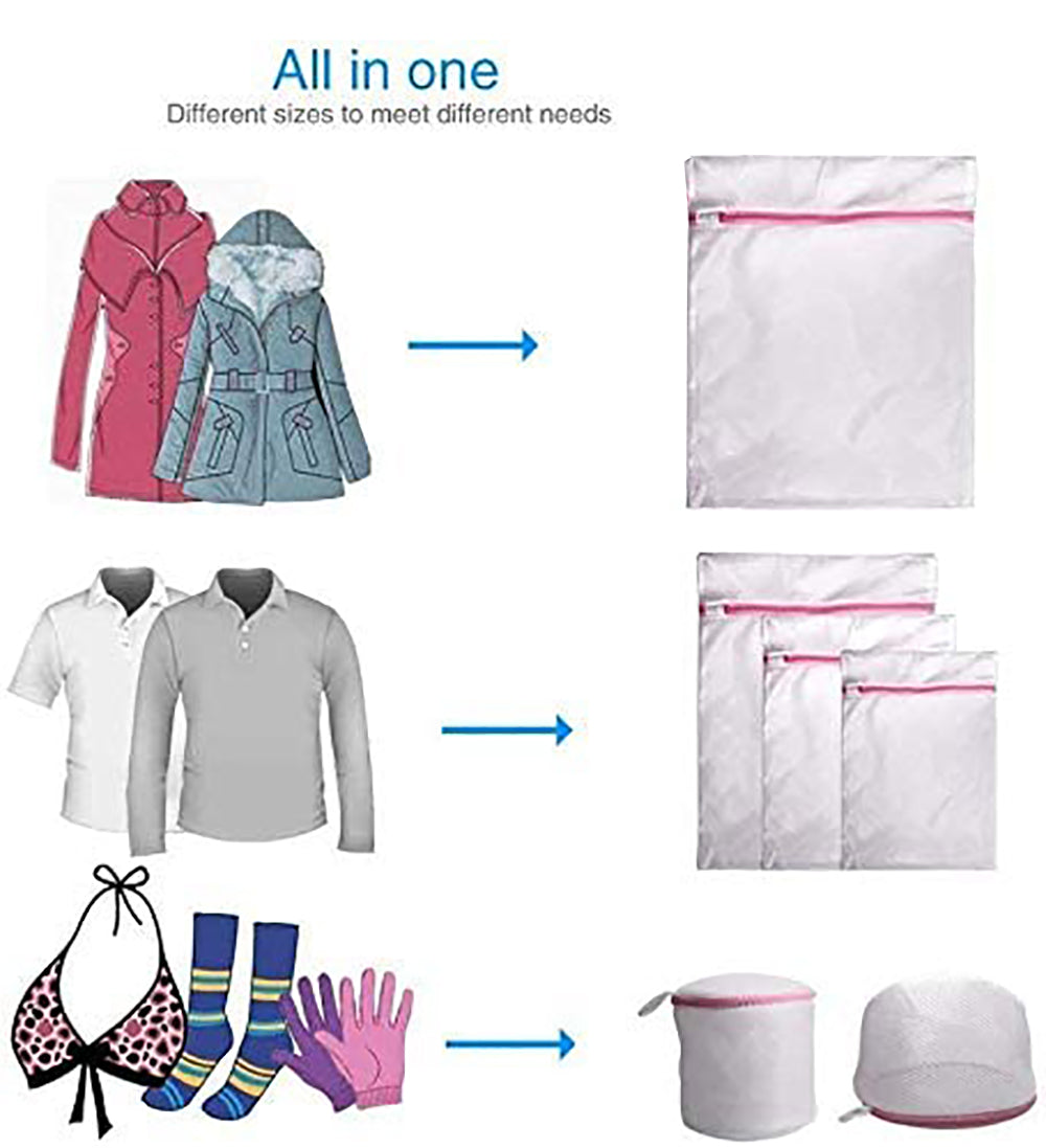 Mesh Laundry Wash Bags – Set of 6, image 5 of 8