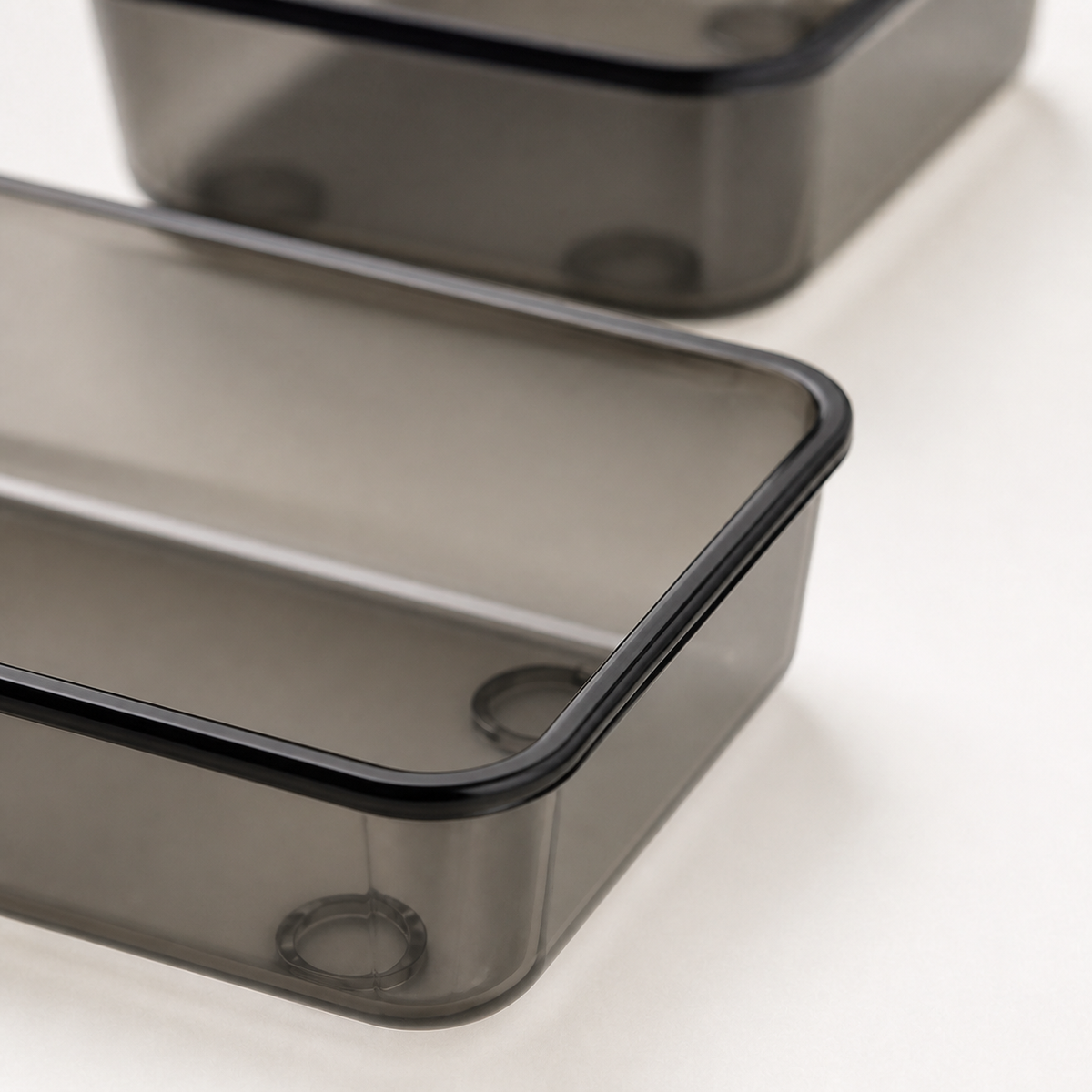 Modular Drawer Organisers – Set of 7, Transparent Black, image 6 of 7